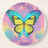 Schönes Butterfly Design Sandstone Untersetzer (Vorne)