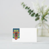 Schönes Butterfly Girl Custom Cut Vinyl Sticker Visitenkarte (Stehend Vorderseite)