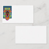 Schönes Butterfly Girl Custom Cut Vinyl Sticker Visitenkarte (Vorne/Hinten)