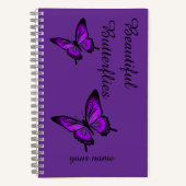Schönes Butterfly-Notebook Notizblock (Vorderseite)