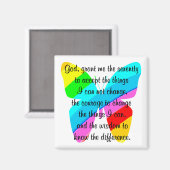 SCHÖNES BUTTERFLY SERENITY PRAYER DESIGN MAGNET (Vorderseite/Rückseite)