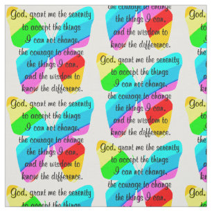 SCHÖNES BUTTERFLY SERENITY PRAYER DESIGN STOFF