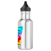 SCHÖNES BUTTERFLY SERENITY PRAYER DESIGN TRINKFLASCHE (Rechts)