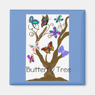 Schönes Butterfly Tree Magnet