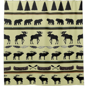Schönes "Cabin Blanket" Design von LH Duschvorhang
