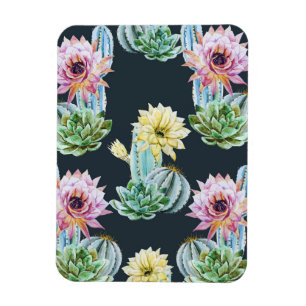 Schönes Cactus Pattern Magnet