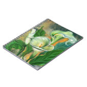 Schönes Calla Lily Blume Notebook Malerei Notizblock (Linke Seite)