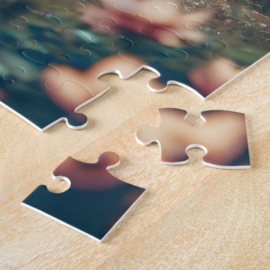 Schönes Camping mit Bergen und Zelt Puzzle (Seite)