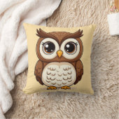 Schönes Cartoon mit großen Augen Kissen (Decke)