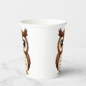 Schönes Cartoon mit großen Augen Pappbecher (Rechts)