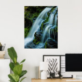 Schönes Cascade Waterfall Poster (Heimbüro)