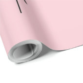 Schönes Cat Face Meow Pink Niedlich Kitten Funny C Geschenkpapier (Rolleneckpunkt)