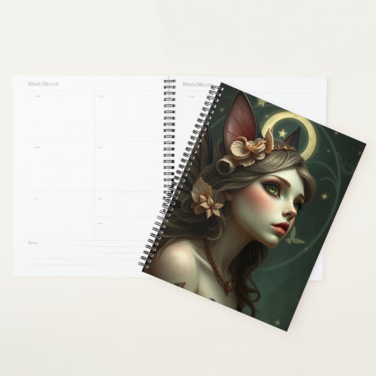 Schönes Cat Fairy-Portrait Planer (Anzeige)