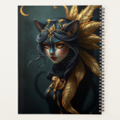 Schönes Cat Fairy-Portrait Planer (Rückseite)