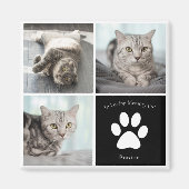 Schönes Cat Memorial Custom Pet Foto Keepake Magnet (Vorne)