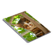 Schönes Cat Personalisiert Notebook Notizblock (Rechte Seite)