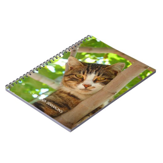 Schönes Cat Personalisiert Notebook Notizblock (Linke Seite)