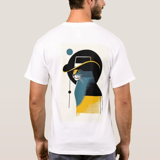 Schönes Cat T-Shirt (Rückseite)