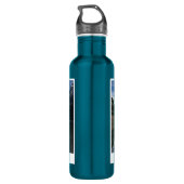 Schönes Cerro Torre, Patagonia, Mountain View Edelstahlflasche (Rückseite)