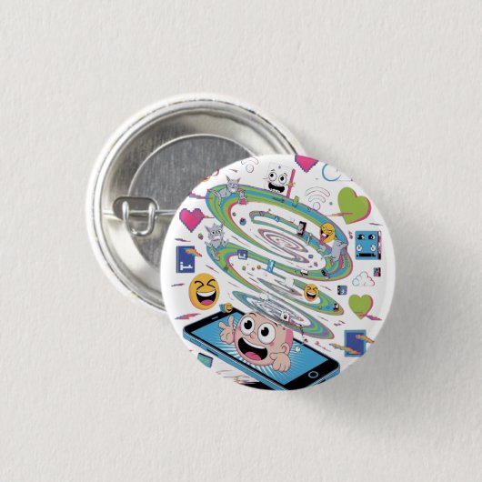 Schönes Chaos  Button (Vorne & Hinten)