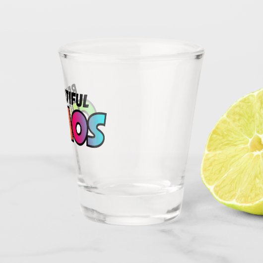 Schönes Chaos Schnapsglas (Rechts)