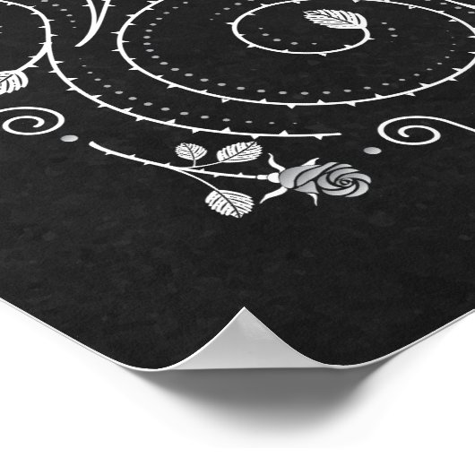 Schönes Chaos Square Poster (24x24) (Ecke)