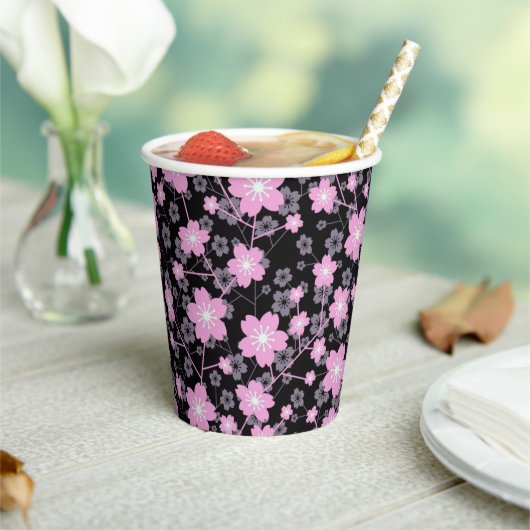 Schönes Cherry Blossom Design Pappbecher (In Situ)