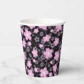Schönes Cherry Blossom Design Pappbecher (Rückseite)