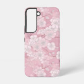 Schönes Cherry Blossom Design - Rosa Blume Samsung Galaxy Hülle (Rückseite)
