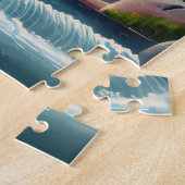 Schönes Cherry Blossom Natur Hintergrund Puzzle (Seite)