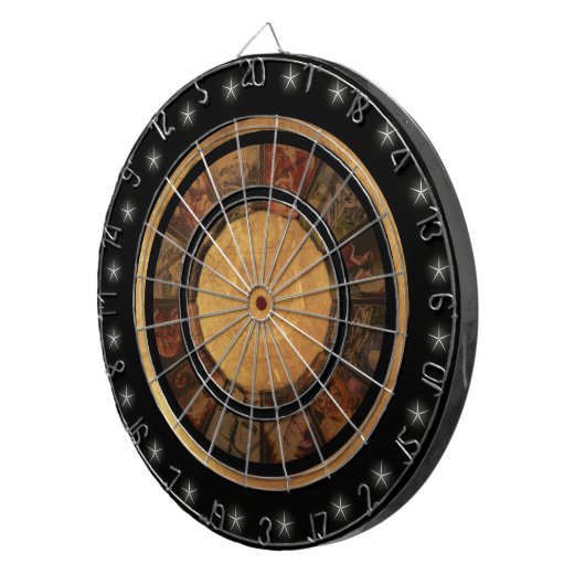 Schönes chinesisches Zodiac Wheel Dartscheibe (Vorderseite rechts)