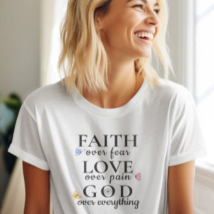 Schönes Christliches inspirierendes Zitat T-Shirt