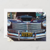 Schönes Chrom Grille klassisches Quecksilberfahrze Postkarte (Vorne/Hinten)