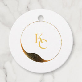 Schönes Circle Shapes Logo - elegant und modern Geschenkanhänger
