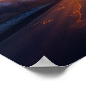 Schönes Cloud Heart Poster (Ecke)