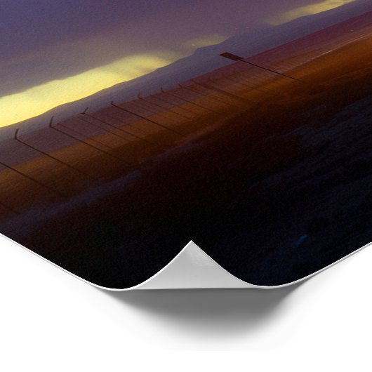 Schönes Cloud Heart Poster (Ecke)