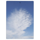 Schönes Cloud-Notebook Klemmbrett (Rückseite)