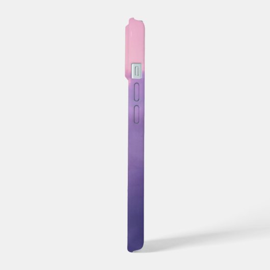 Schönes Cloud Phone Case (rosa/Lila) iPhone 15 Hülle (Linke Seite)