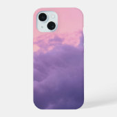 Schönes Cloud Phone Case (rosa/Lila) iPhone 15 Hülle (Rückseite)
