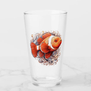 Schönes Clownfischdesign Glas