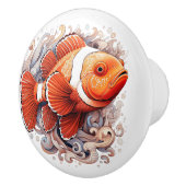 Schönes Clownfischdesign Keramikknauf (Rechts)