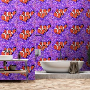 Schönes Clownfish Gemälde Tapete