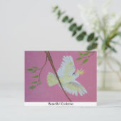 Schönes Cockatoo Postkarte (Stehend Vorderseite)