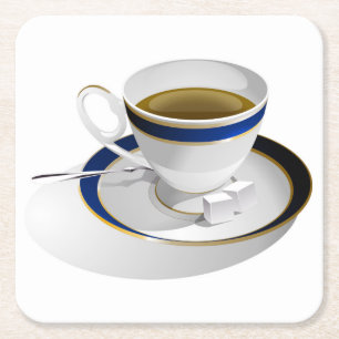 Schönes Coffee Cup und Saucer Untersetzer Set