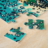 Schönes Comic Pop Art Style Beach Szene Puzzle (Seite)