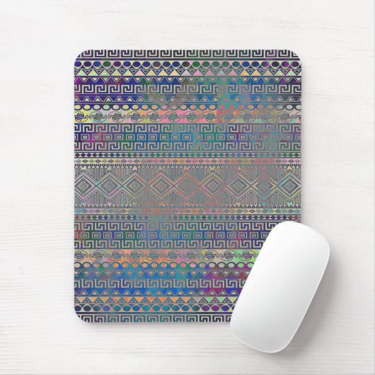 Schönes, cooles Aztec geometrisches Muster Mousepad (Mit Mouse)