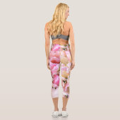 Schönes cooles, mädchenhaftes Design Capri Leggings (Rückseite)