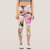 Schönes cooles, mädchenhaftes Design Capri Leggings (Vorderseite)