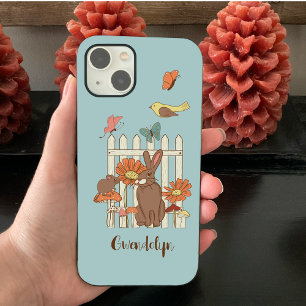 Schönes Cottagecore-Vögel und -Tiere Personalisier iPhone 13 Hülle