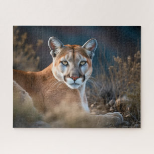 Schönes Cougar Mountain Lion Wild Cat Animal Puzzle